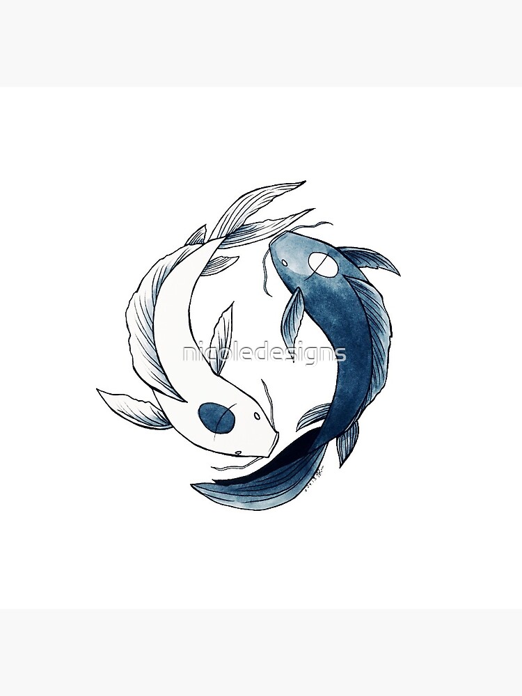 Tui and La - Yin & Yang Koi by nicoledesigns