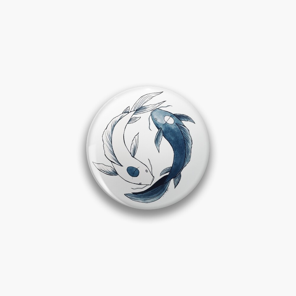 Tui and La - Yin & Yang Koi Pin
