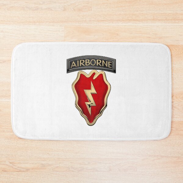 Item preview, 4th Brigade Combat Team 25th Infantry Division Airborne - 4th IBCT Insignia over White Leather designed and sold by Serge Averbukh Art Studio.