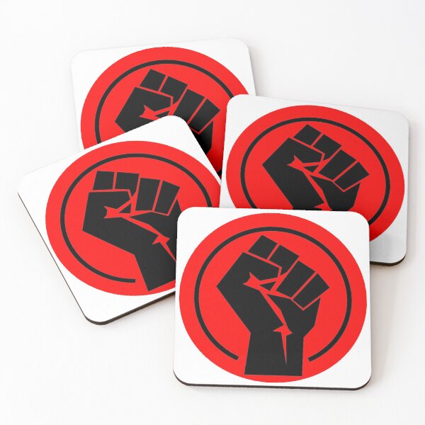 Item preview, RED Black socialist fist designed and sold by Thelittlelord.
