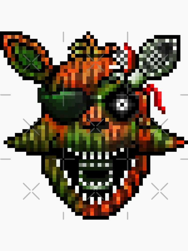 Five Nights at Freddy's 3 - Pixel art - Phantom Foxy Poster for Sale by  GEEKsomniac