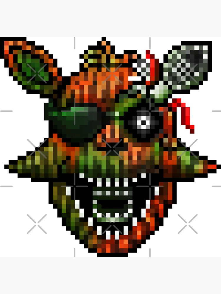 Five Nights at Freddy's 2 - Pixel art - Withered Classics Sticker pack  Sticker for Sale by GEEKsomniac