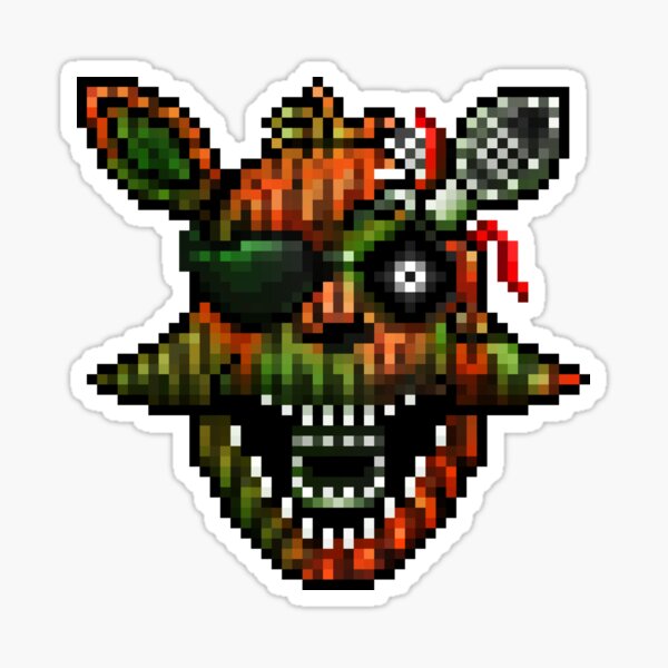 Five Nights at Freddy's 3 - Pixel art - Phantom Freddy | Sticker