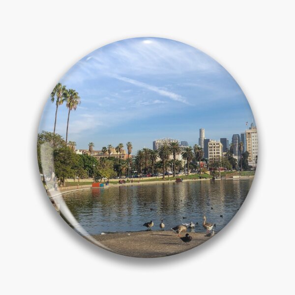 Item preview, MacArthur Park Los Angeles Pond Reflection designed and sold by offdutyplaces.