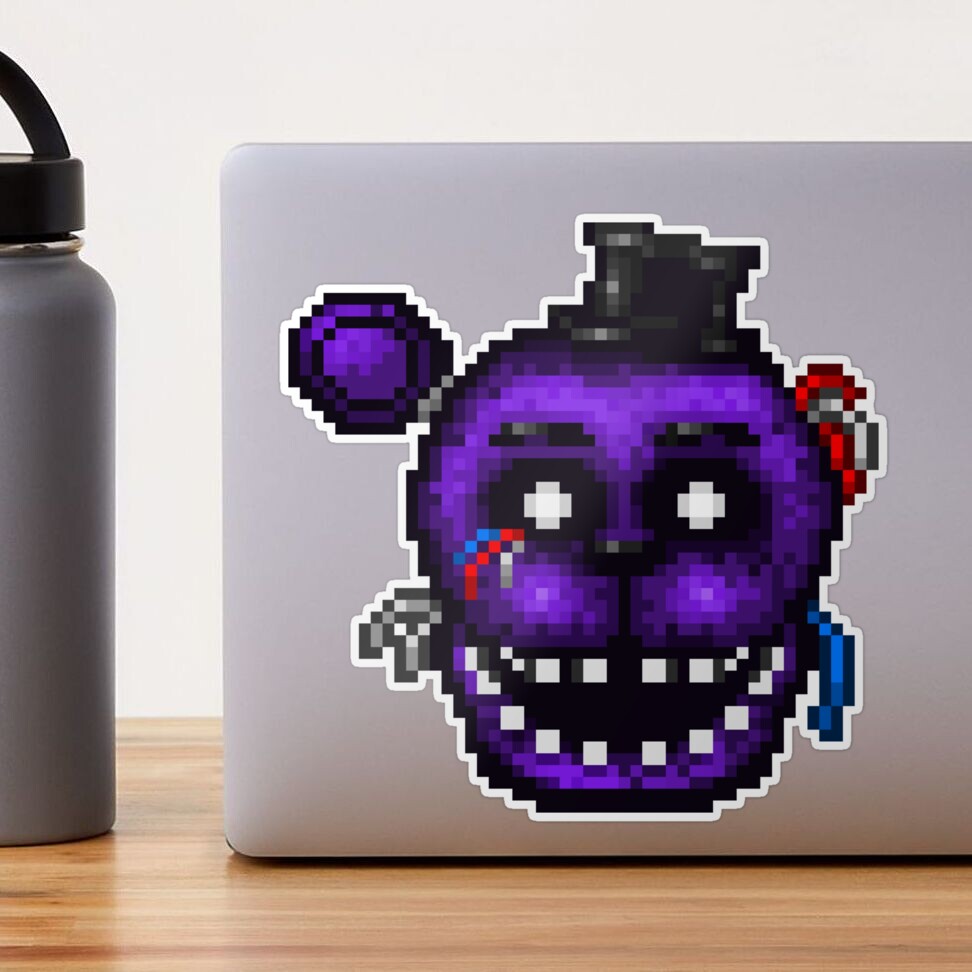 Shadow Freddy FNAF2 19 X 23 Perler Bead Pattern, Bead Sprites