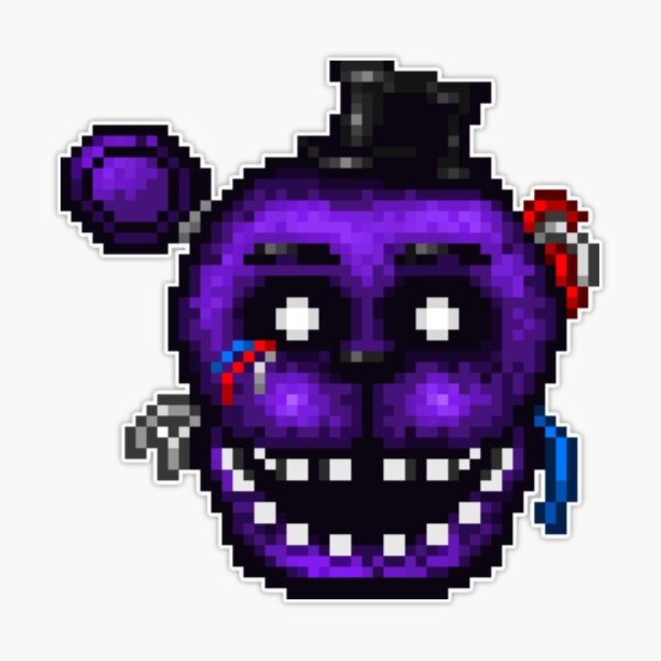 Five Nights at Freddy's 2 - Pixel art - Various Characters Sticker