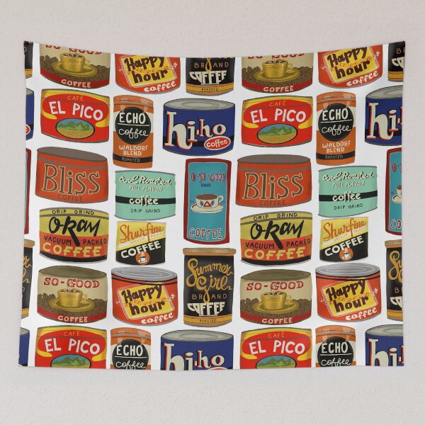 Item preview, Vintage Coffee Tins designed and sold by jenbucheli.