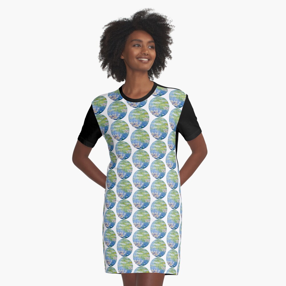 Item preview, Graphic T-Shirt Dress designed and sold by AtodaS.