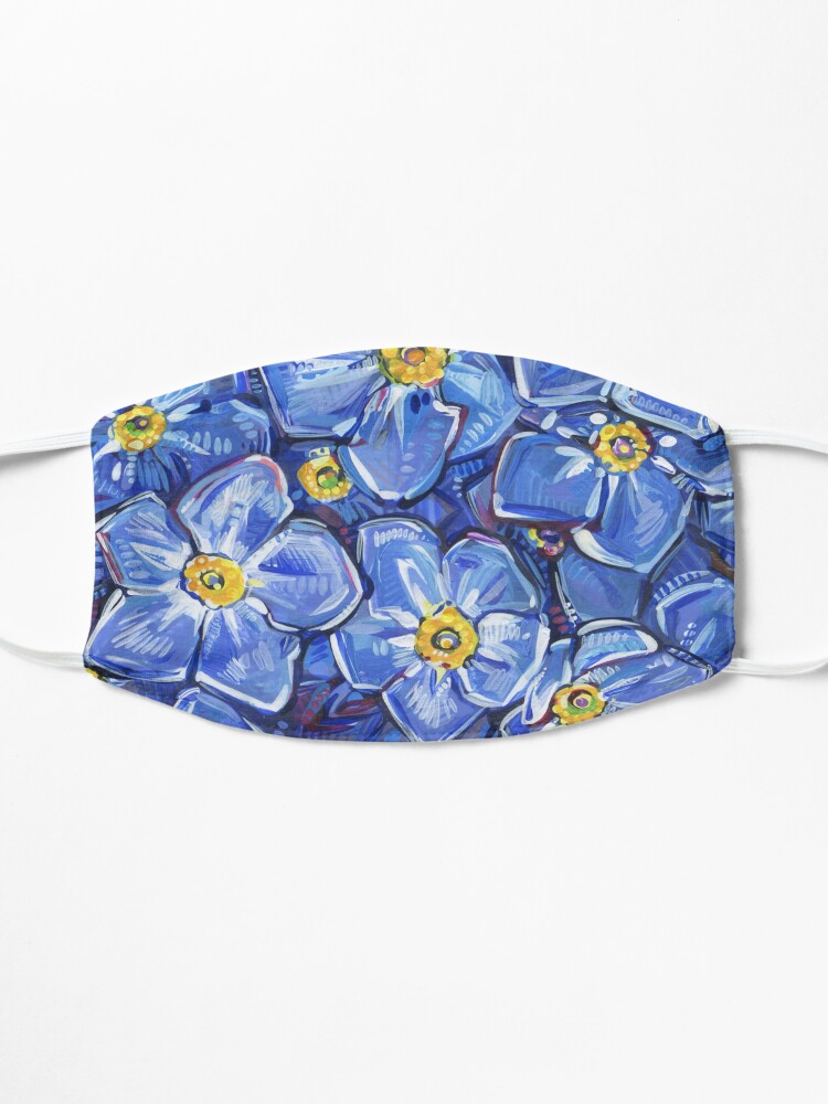 Alternate view of Forget-me-not Painting - 2017 Mask