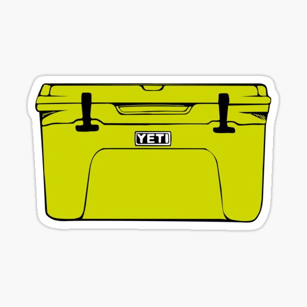 Item preview, Cooler (Chartreuse) designed and sold by skaarskaarskaar.
