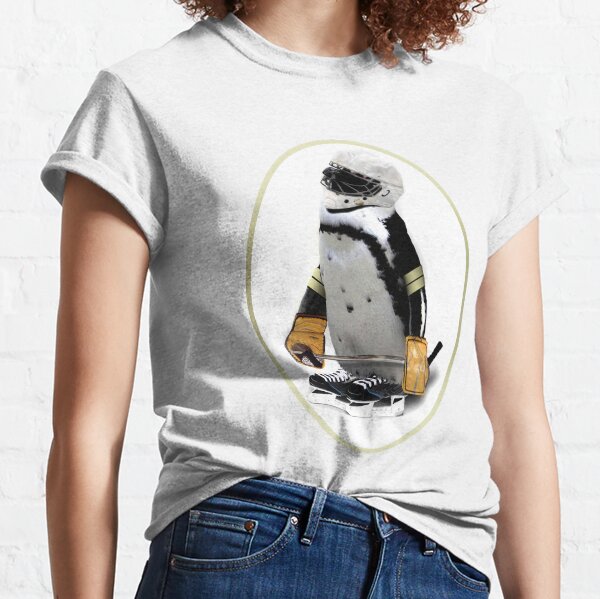 Little Mascot Hockey Player Penguin Classic T-Shirt