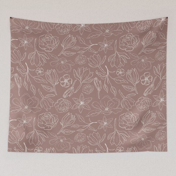 Item preview, Mauve Magnolia Pattern designed and sold by Lauren Ullrich.