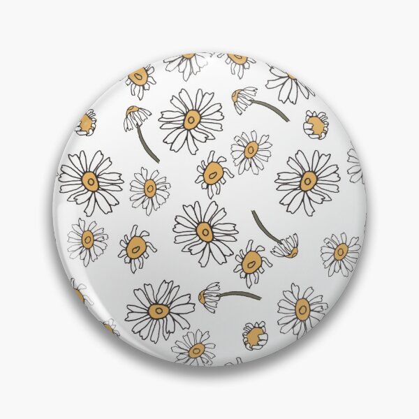 Item preview, Diseño de patrón de superficie de margaritas de flores silvestres designed and sold by DeLislesRT.