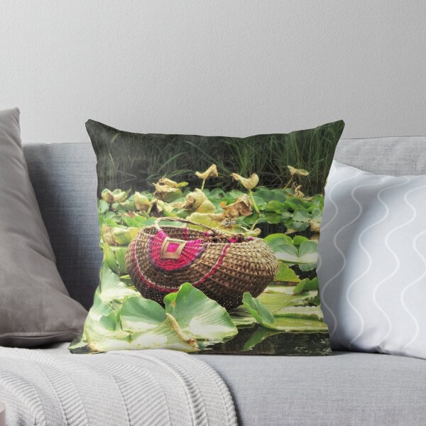 Item preview, PINK Basket Weaving with Lily Pads designed and sold by WeepingGrove.