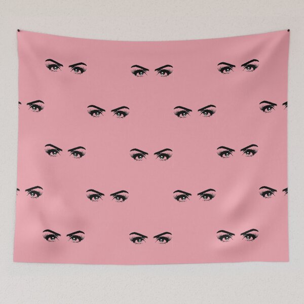 Item preview, Beautiful aesthetic eyes eyelashes eyebrows pattern designed and sold by GoodyLeo.