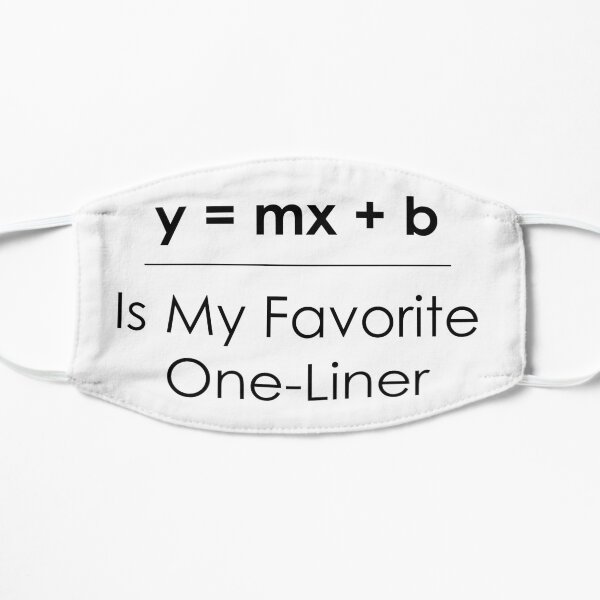 Math Pun One-Liner Mask