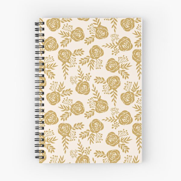 Item preview, Warm Gold Floral Pattern designed and sold by Lauren Ullrich.