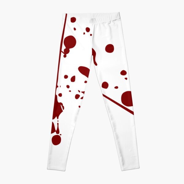 Blood Splatter Leggings ❤ liked on Polyvore featuring pants