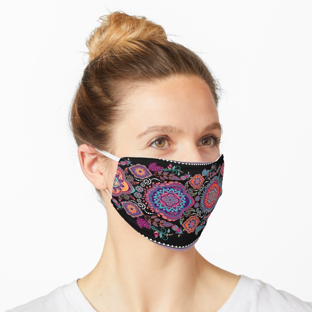 Art mandala design Bless International Indian Hippie Bohemian paint Mask