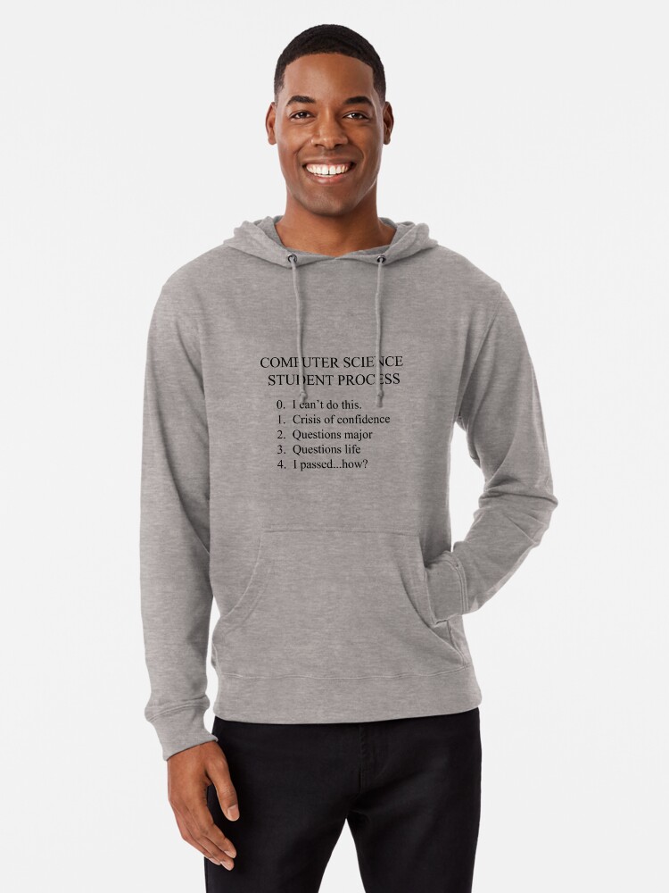 Sudadera con capucha for Sale con la obra «Proceso del estudiante de  informática» de Eeddey