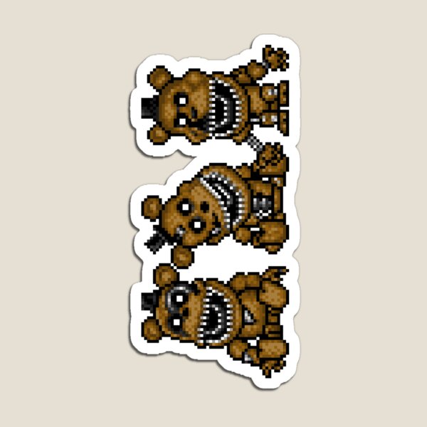 Five Nights at Freddy's 2 - Pixel art - Various Characters Sticker