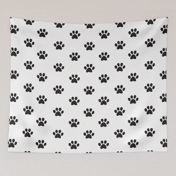 Item preview, pawprints designed and sold by Ziya Blue.