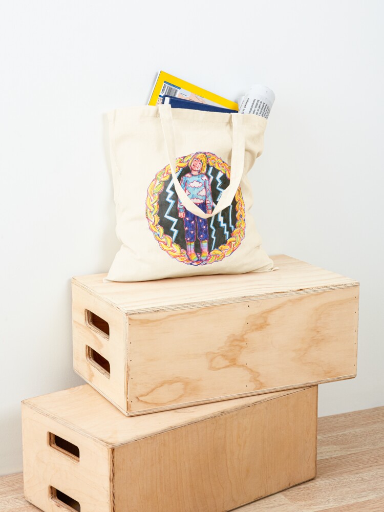 Alternate view of Self-portrait as a Child Drawing - 2017 Tote Bag
