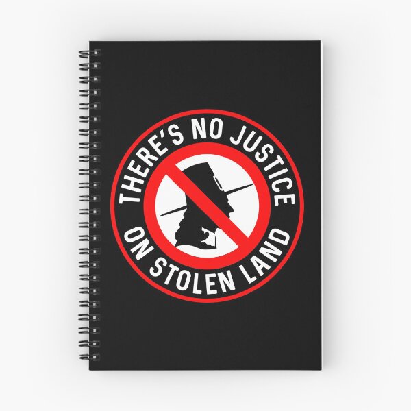 Item preview, There’s No Justice On Stolen Land designed and sold by Anarcha-Maenad.