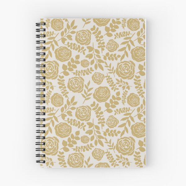Item preview, Gold Ink Floral Pattern designed and sold by Lauren Ullrich.