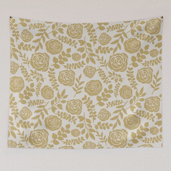 Item preview, Gold Ink Floral Pattern designed and sold by Lauren Ullrich.