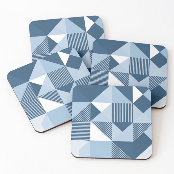 Item preview, Scani Geo blue designed and sold by modernistdesign.