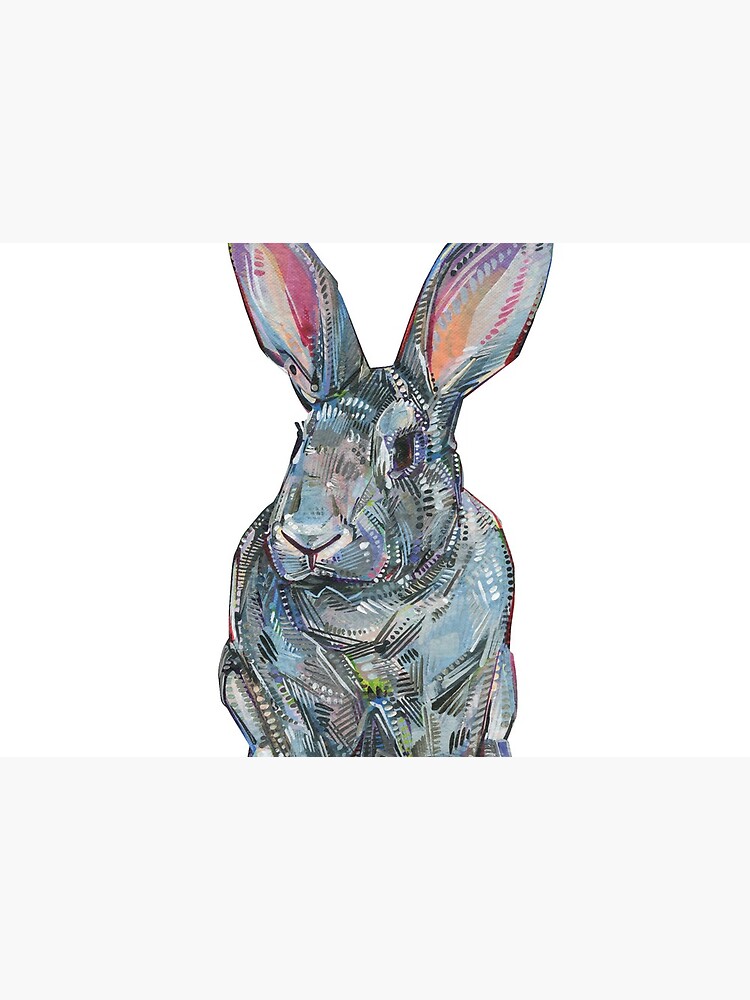 Giant Chinchilla Rabbit Painting - 2017 by gwennpaints
