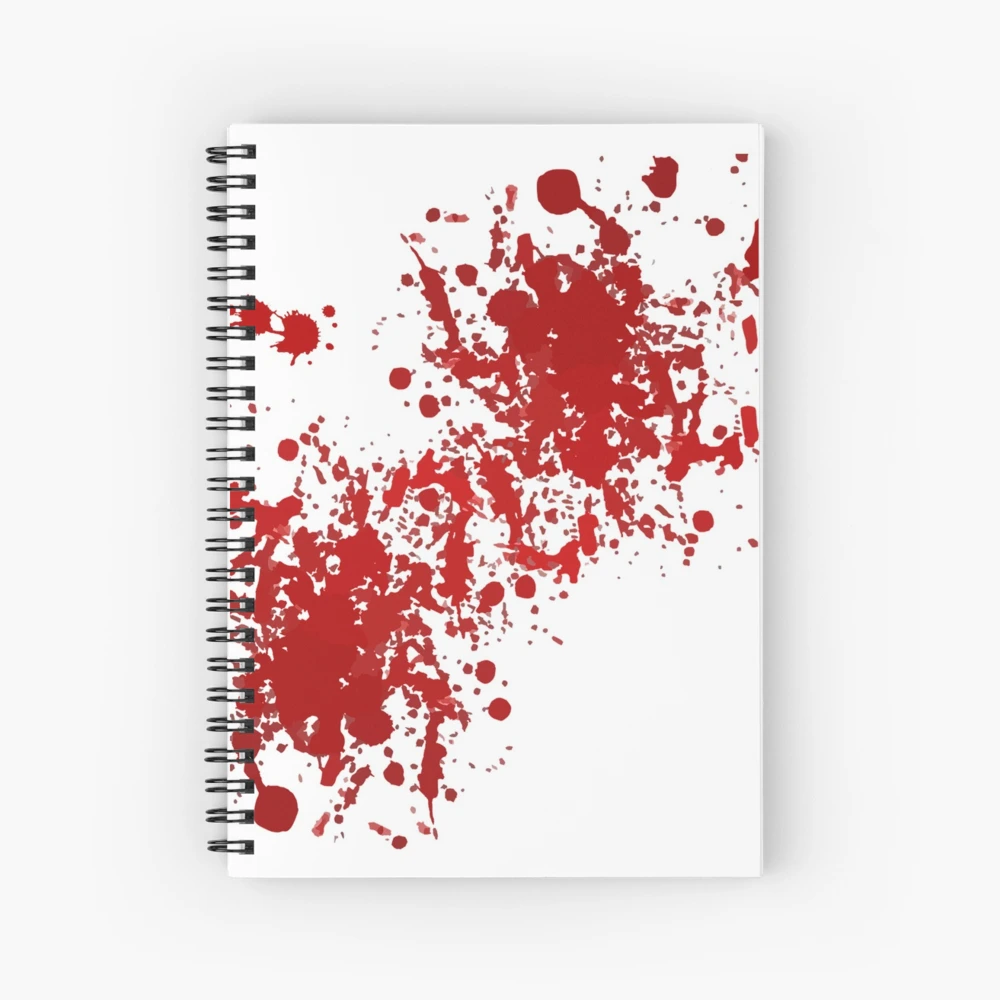 Antique Typewriter Paper Sheet With Blood Halloween Concept Stock