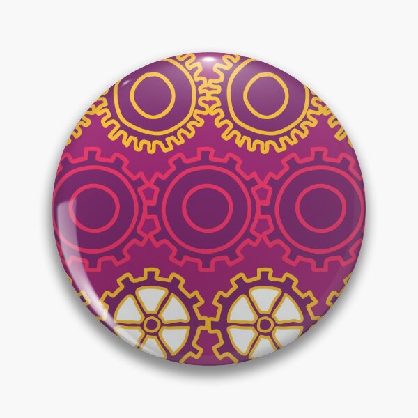 Item preview, Bright Colorful Doodle Gears designed and sold by Meg M Studio.