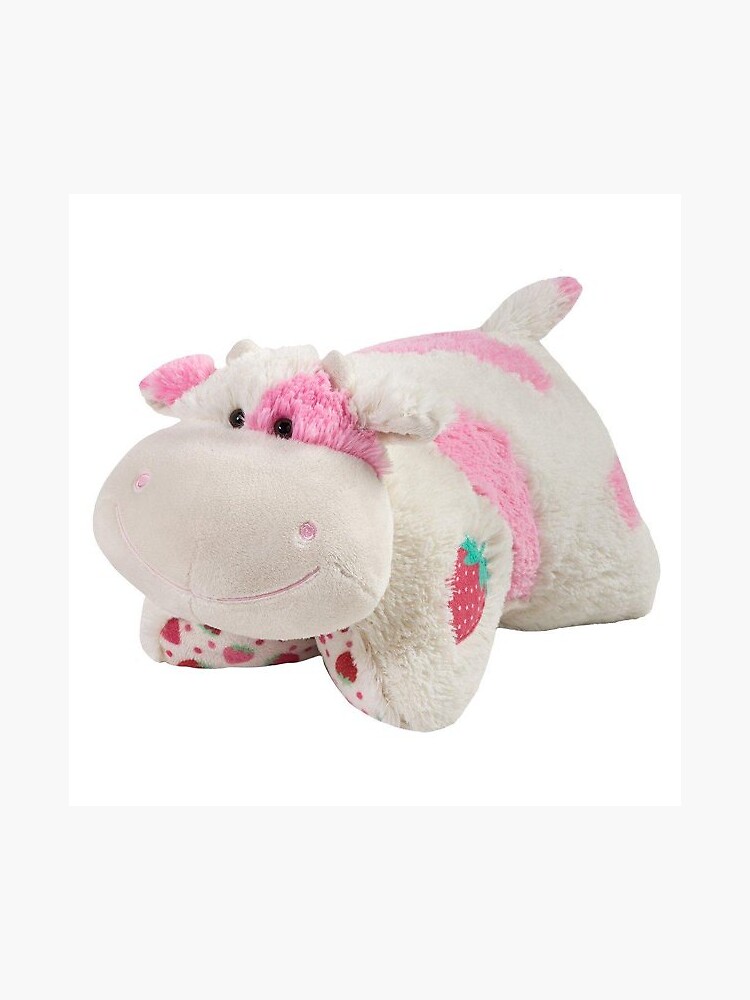 jumbo strawberry cow pillow pet