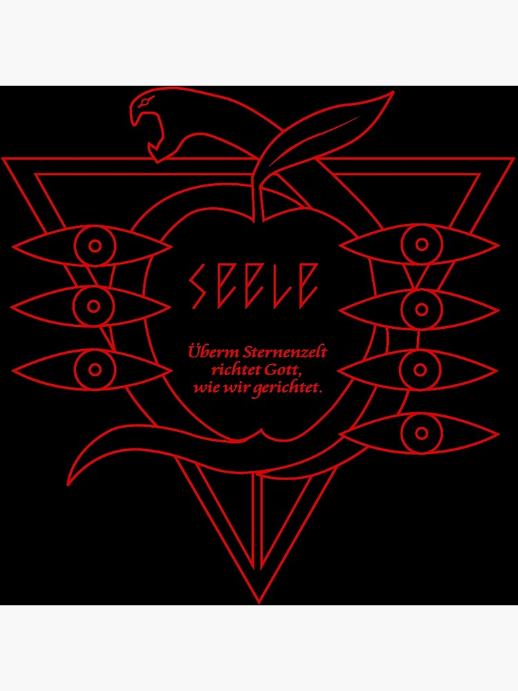 Seele Logo Poster For Sale By Architelos Redbubble