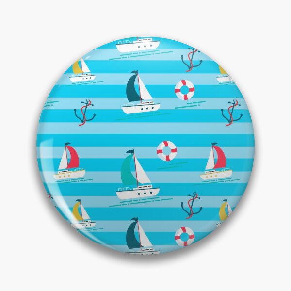 Item preview, Nautical Pattern Reusable Cloth Face Mask designed and sold by CJ-Trendy-Stuff.