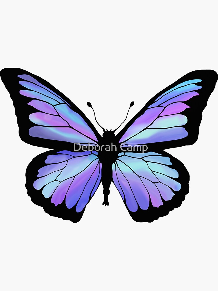 Butterfly Decal - Buy 1 Get 1 Free - Flying Butterfly Silhouette Stickers