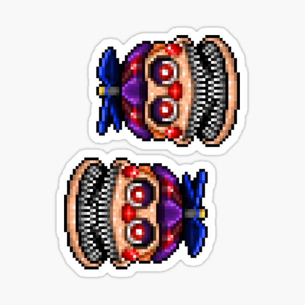 Nightmare Balloon Boy - Five Nights at Freddys 4 - Pixel art Sticker