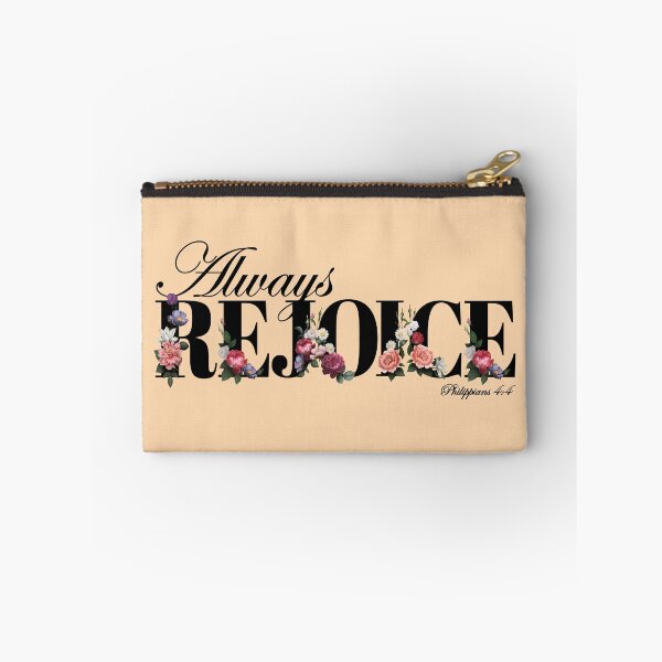Item preview,  Always Rejoice Bible verse Floral Font designed and sold by KA DESIGNS.