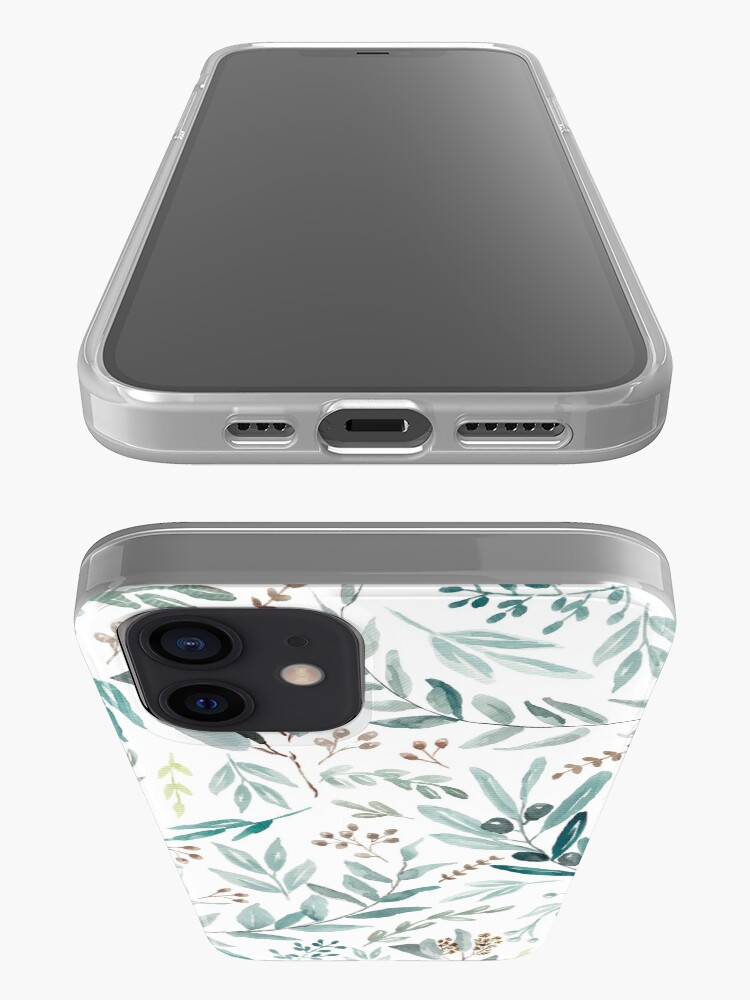 Alternate view of Eucalyptus Pattern iPhone Case & Cover