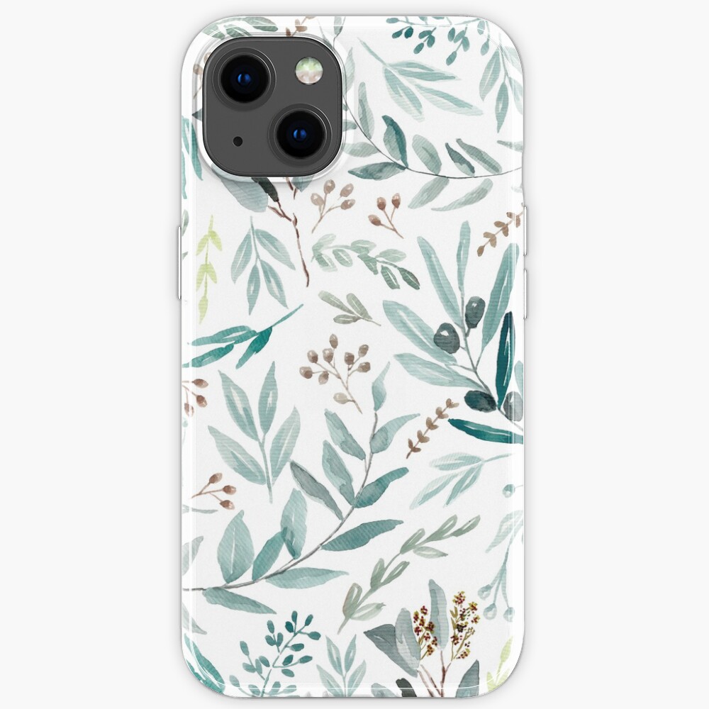 Eucalyptus Pattern iPhone Case