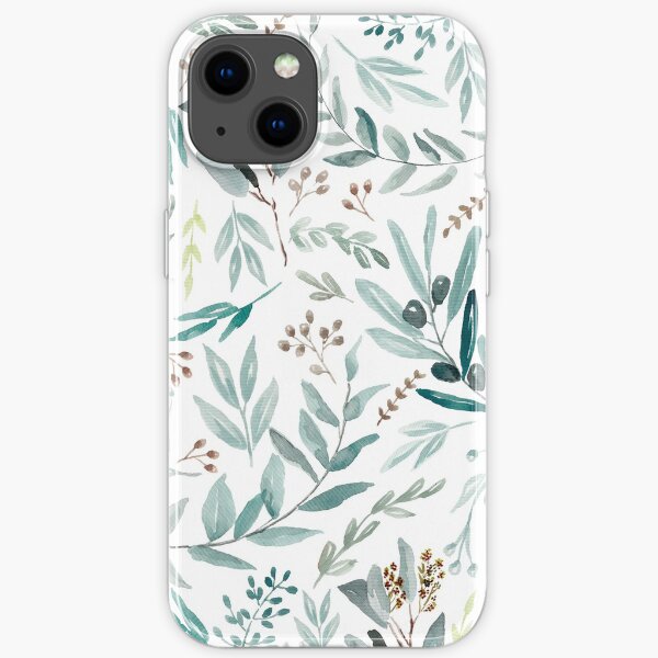 Eucalyptus Pattern iPhone Soft Case