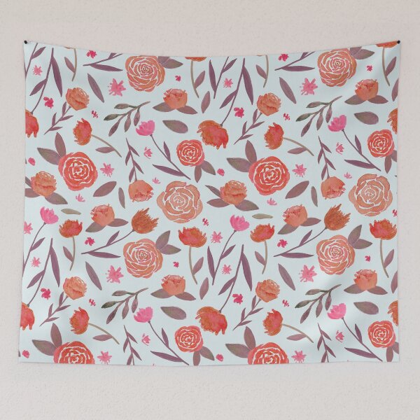 Item preview, Red Spring Floral Pattern designed and sold by Lauren Ullrich.