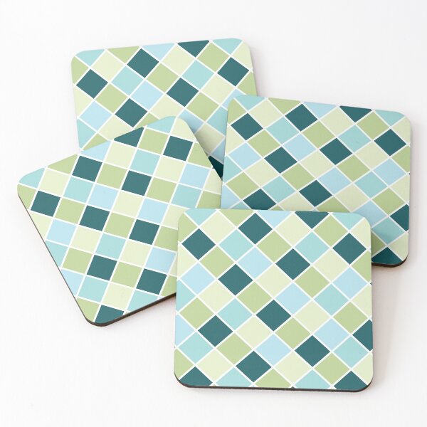 Item preview, Cool Blue Squares designed and sold by linebyline.