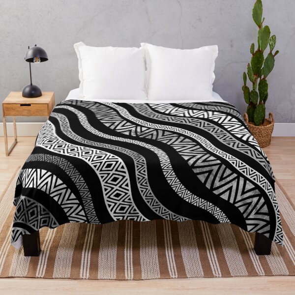 Aperçu de l'œuvre Motif tribal ethnique Boho ondulé créée et vendue par Nartissima.