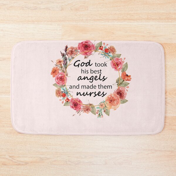Item preview, God Took His Best Angels and Made Them Nurses - Mom Nurses Gift  - Gift for nurse designed and sold by aminosile.