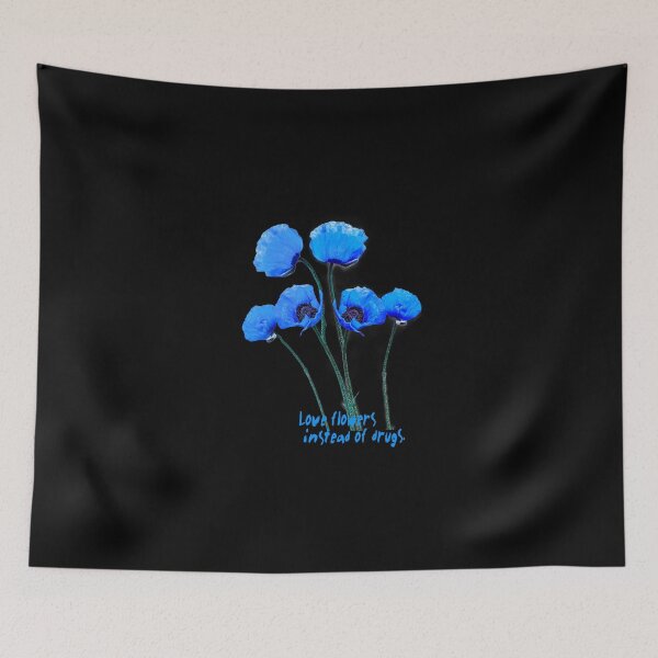 Item preview, blue poppy designed and sold by LudaNayvelt.