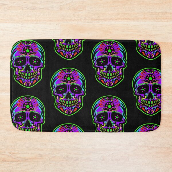 Item preview, Candy Skull Colored T-shirt designed and sold by digiorgio80.