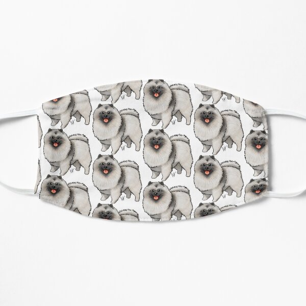Keeshond Flat Mask